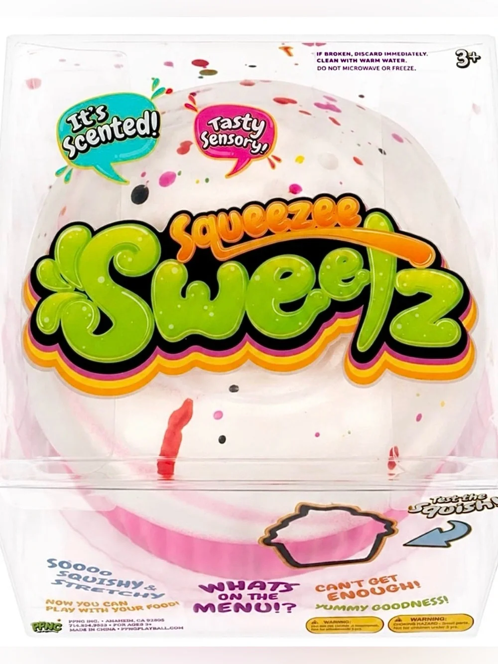 Pink Cupcake Squishy Toy 🧁 Squeezee Sensory toy NEW Sealed Scented!